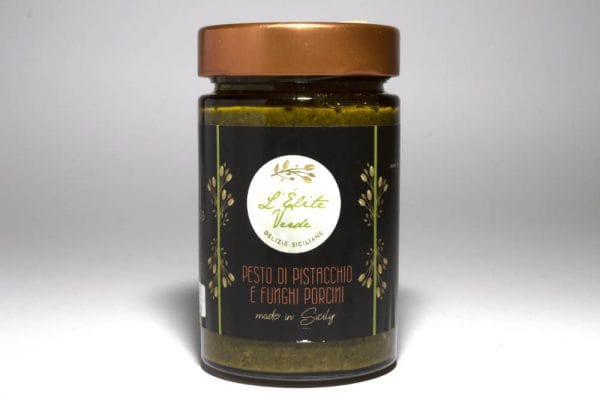 Pesto di pistacchio e funghi porcini